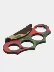 Бирюзовый деревянный игрушечный кастет КС / ГО