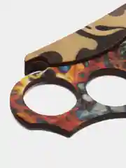 Белый деревянный игрушечный кастет КС / ГО