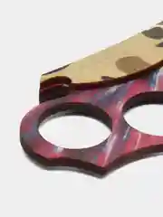 Вишнёвый деревянный игрушечный кастет КС / ГО
