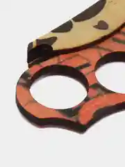Алый деревянный игрушечный кастет КС / ГО