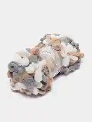 Карамельный пряжа Alize Puffy Color, петельки большие, 100 г, 9 м