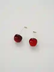 Багровый серьги "Вишенки", серьги вишня