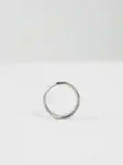 Серебряный кольцо стальное, обручальное