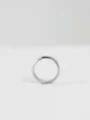 Серебряный кольцо стальное, обручальное, широкое