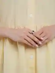 Серебряный кольцо стальное, обручальное, широкое