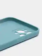 Бирюзовый чехол Silicone Case для iPhone 12, 12 Pro, Max, 12 mini, 13, 13 Pro, Max с защитой камеры