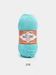 Бирюзовый пряжа Alize Diva Stretch 92% Микрофибра 8% Эластик 100г 400м