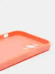 Коралловый чехол Silicone Case для iPhone 12, 12 Pro, Max, 12 mini, 13, 13 Pro, Max с защитой камеры