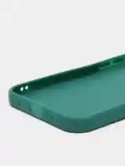 Зеленый чехол Silicone Case для iPhone 12, 12 Pro, Max, 12 mini, 13, 13 Pro, Max с защитой камеры
