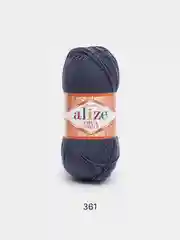 Индиго пряжа Alize Diva Stretch 92% Микрофибра 8% Эластик 100г 400м