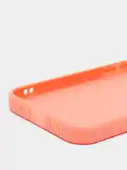 Коралловый чехол Silicone Case для iPhone 12, 12 Pro, Max, 12 mini, 13, 13 Pro, Max с защитой камеры