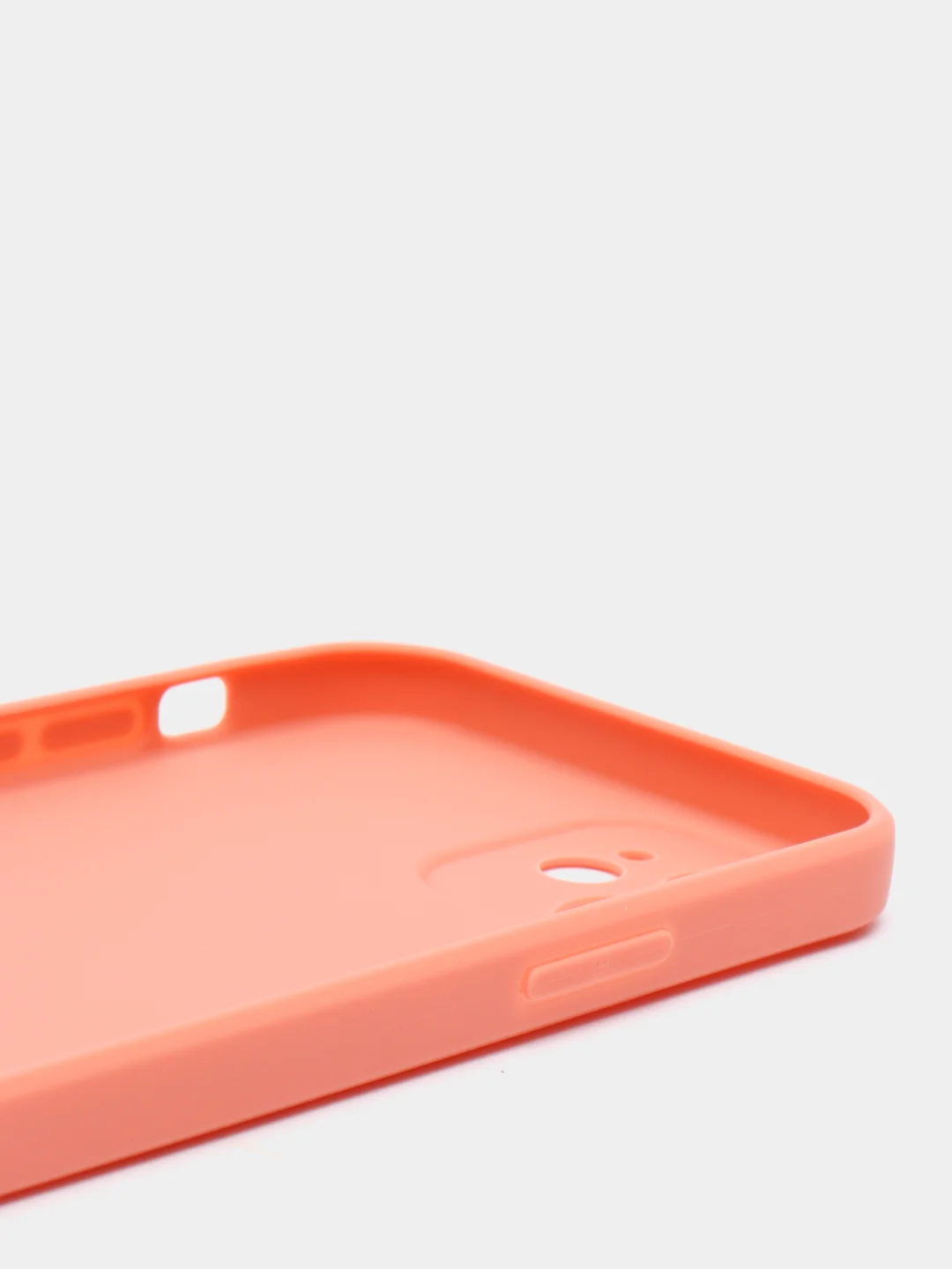 Коралловый чехол Silicone Case для iPhone 12, 12 Pro, Max, 12 mini, 13, 13 Pro, Max с защитой камеры
