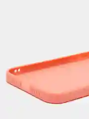 Коралловый чехол Silicone Case для iPhone 12, 12 Pro, Max, 12 mini, 13, 13 Pro, Max с защитой камеры
