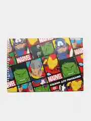 Альбом для рисования на гребне, А4, 40 листов, "Marvel", Мстители