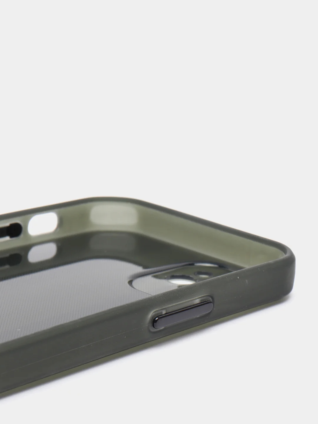 Черный чехол на iPhone 12 mini, 1.5 мм Плотный цветной