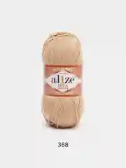 Бежевый меланж пряжа Alize Diva Stretch 92% Микрофибра 8% Эластик 100г 400м