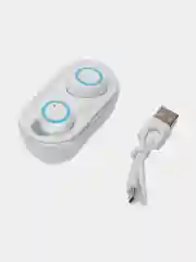 Голубой наушники беспроводные TWS BTV 5.0, Ultra low, с сенсорным управлением