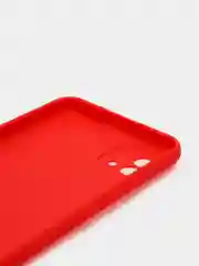 Красный чехол для Realme C20/C11 (2021) силиконовый матовый однотонный