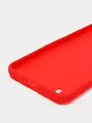 Красный чехол для Realme C20/C11 (2021) силиконовый матовый однотонный