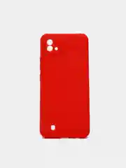 Красный чехол для Realme C20/C11 (2021) силиконовый матовый однотонный