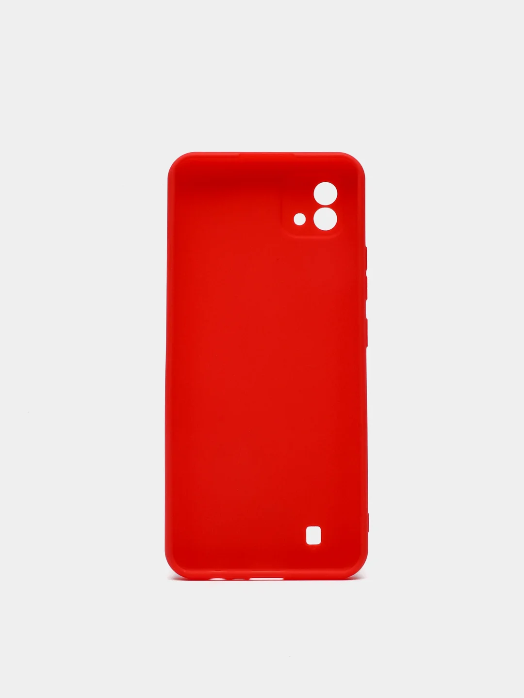 Красный чехол для Realme C20/C11 (2021) силиконовый матовый однотонный