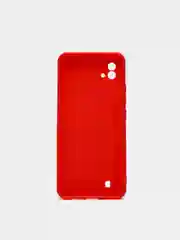 Красный чехол для Realme C20/C11 (2021) силиконовый матовый однотонный