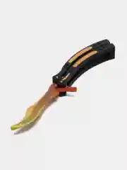 Золотой нож "Бабочка. CS GO", деревянный