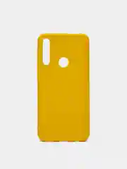 Желтый чехол для Huawei P Smart Z/Honor 9X силиконовый матовый однотонный