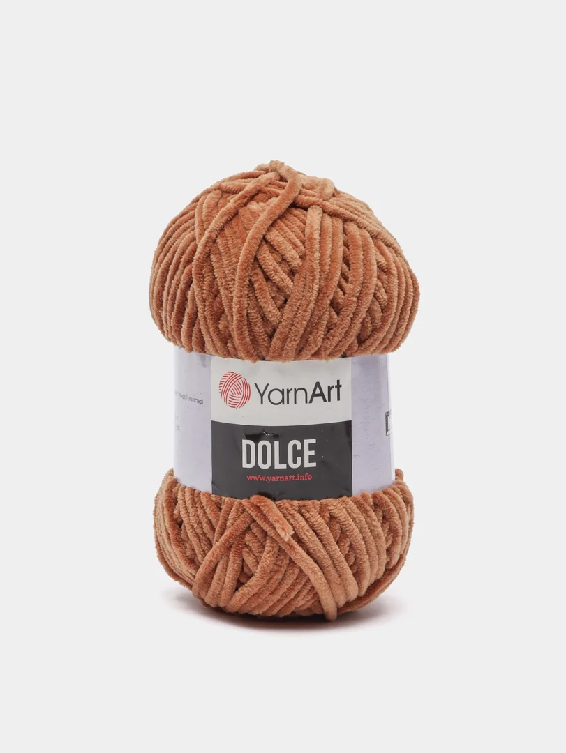 Коричневый пряжа YarnArt DOLCE