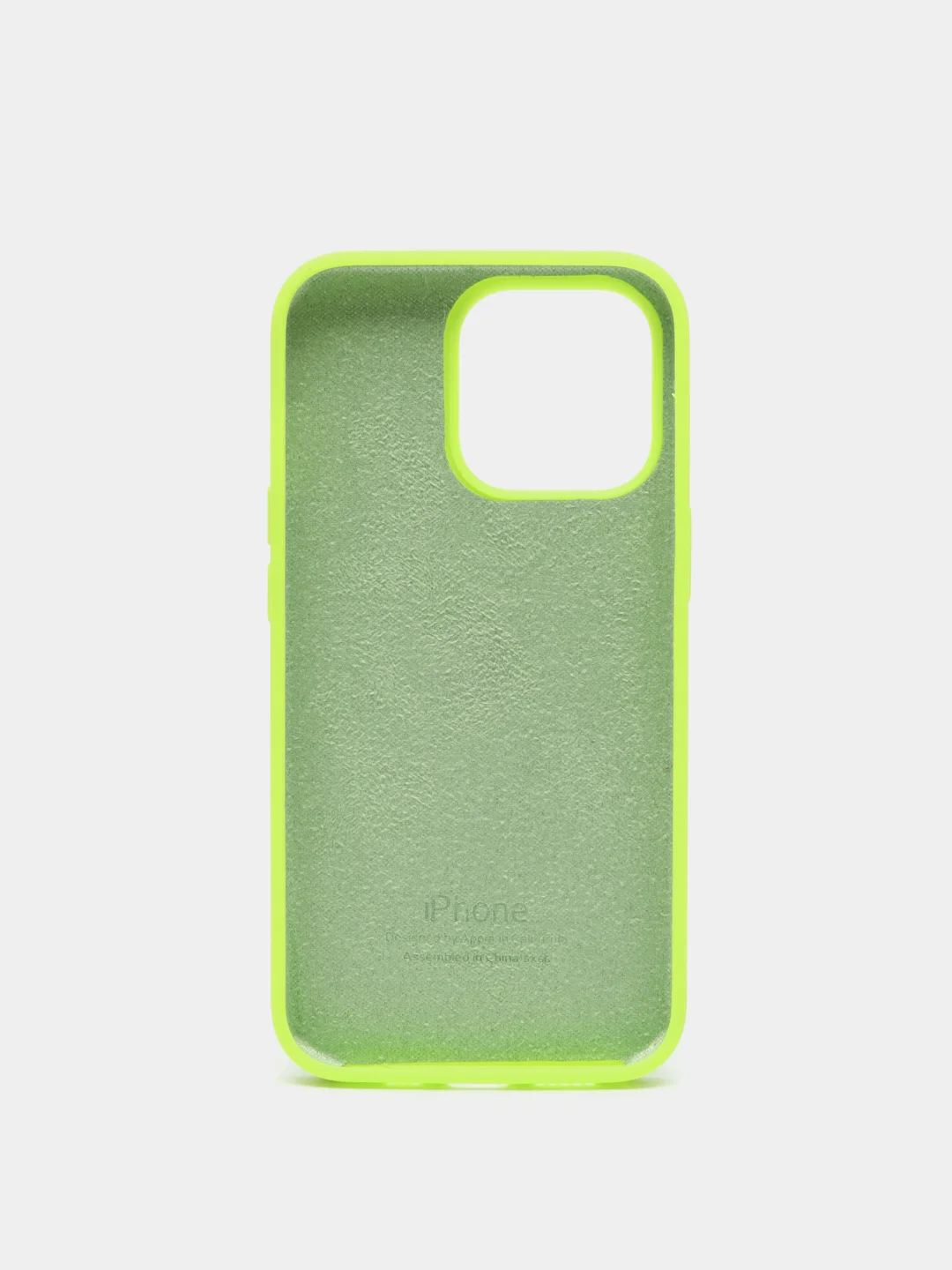 Прозрачный чехол iPhone 13 Pro 6.1" Силиконовый с логотипом (Silicone Case) Закрытый низ