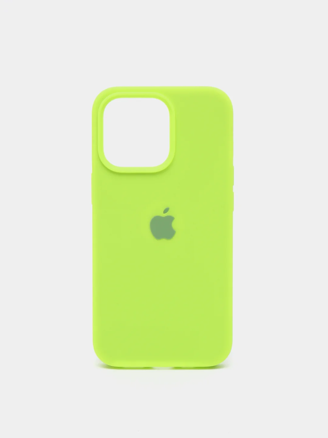 Прозрачный чехол iPhone 13 Pro 6.1" Силиконовый с логотипом (Silicone Case) Закрытый низ