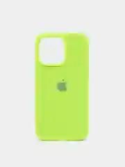 Прозрачный чехол iPhone 13 Pro 6.1" Силиконовый с логотипом (Silicone Case) Закрытый низ