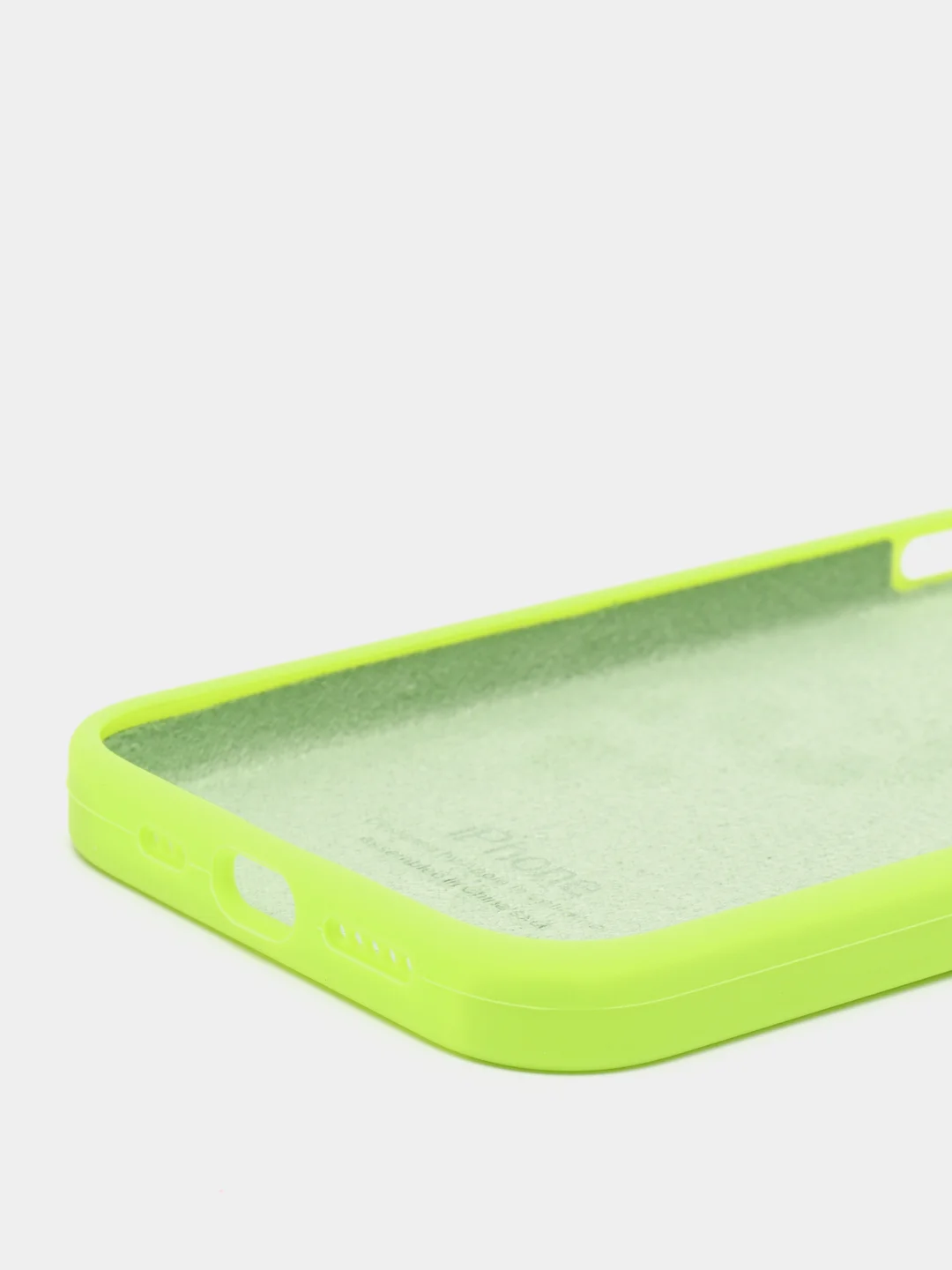 Прозрачный чехол iPhone 13 Pro 6.1" Силиконовый с логотипом (Silicone Case) Закрытый низ