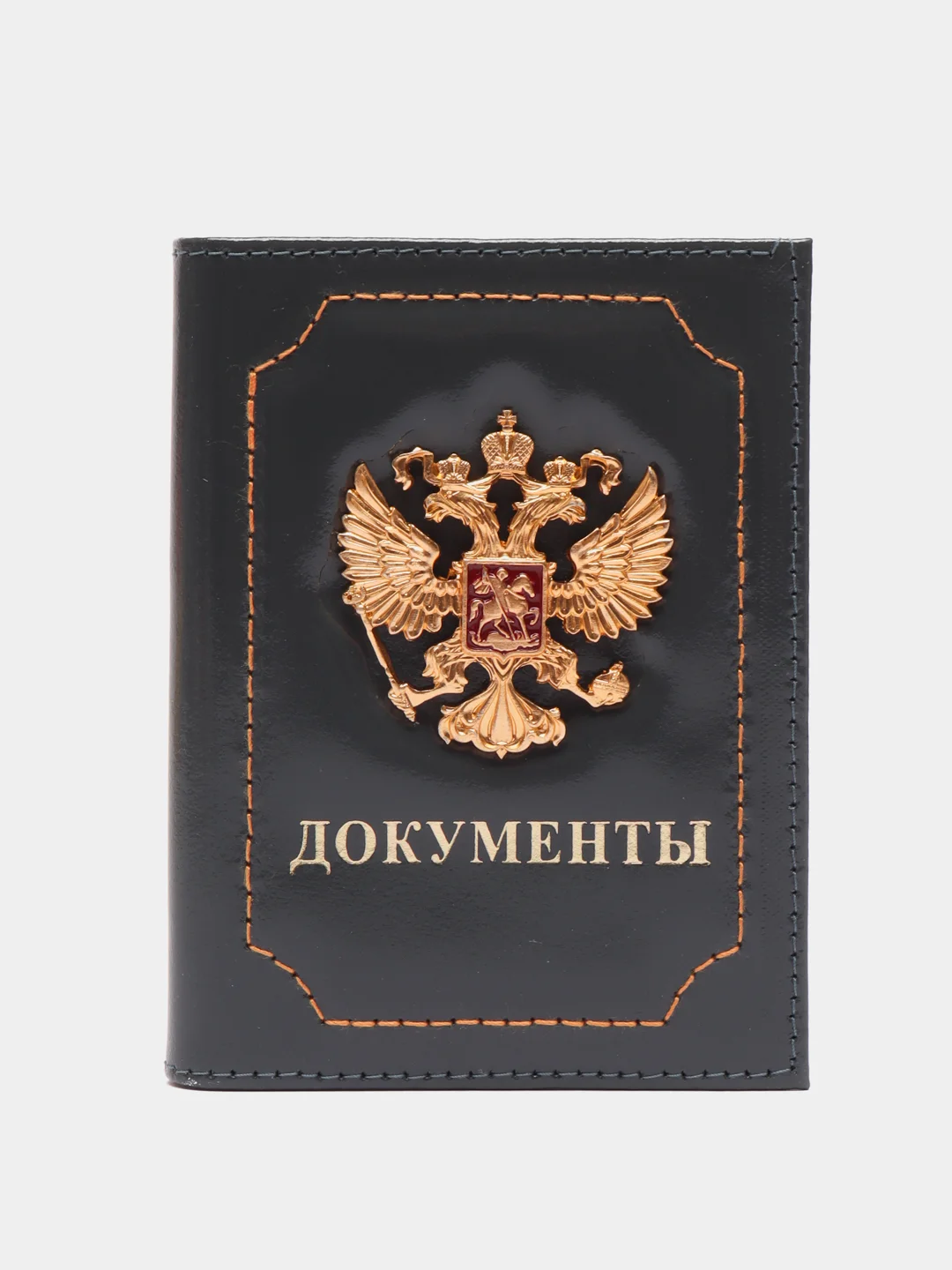 Серый обложка на автодокументы, из натуральной кожи