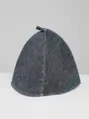 Марсала шапка бани и сауны,  с вышивкой