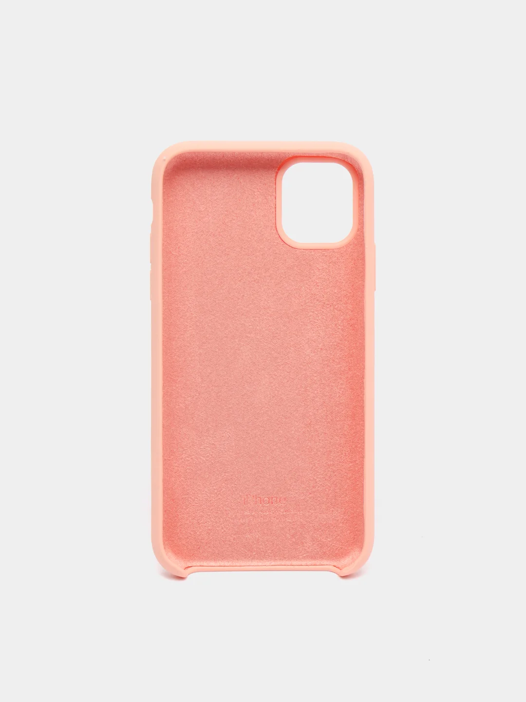 Пудровый чехол Silicone Case для iPhone 11