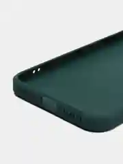Зеленый чехол для iPhone 11, 12, 13, 12 Pro Max, 12 Pro, силиконовый, со стеклянной панелью