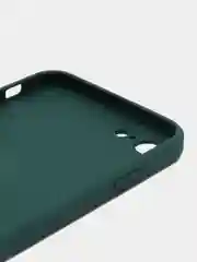Зеленый чехол для iPhone 11, 12, 13, 12 Pro Max, 12 Pro, силиконовый, со стеклянной панелью