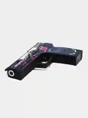 Деревянный пистолет с глушителем USP-S Нео-Нуар CS GО / ЮСП