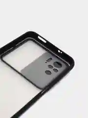 Черный чехол для XIAOMI POCO M5S / Redmi NOTE 10  / NOTE 10S с задвижным окном для защиты камеры
