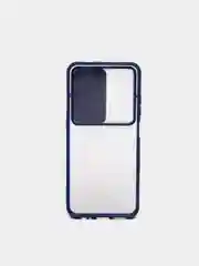 Синий чехол для XIAOMI POCO M5S / Redmi NOTE 10  / NOTE 10S с задвижным окном для защиты камеры