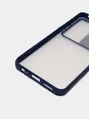 Синий чехол для XIAOMI POCO M5S / Redmi NOTE 10  / NOTE 10S с задвижным окном для защиты камеры