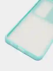 Голубой чехол для XIAOMI POCO M5S / Redmi NOTE 10  / NOTE 10S с задвижным окном для защиты камеры