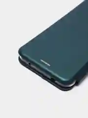 Зеленый чехол книжка для Huawei Honor P20/20 Pro/30/8X/PSmart 2018/9X Lite/Mate 20 Lite/P40/10/Y6P