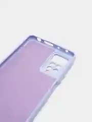 Лавандовый чехол с защитой камеры и бархатом внутри XIAOMI REDMI NOTE 12 PRO 4G / REDMI NOTE 11 PRO