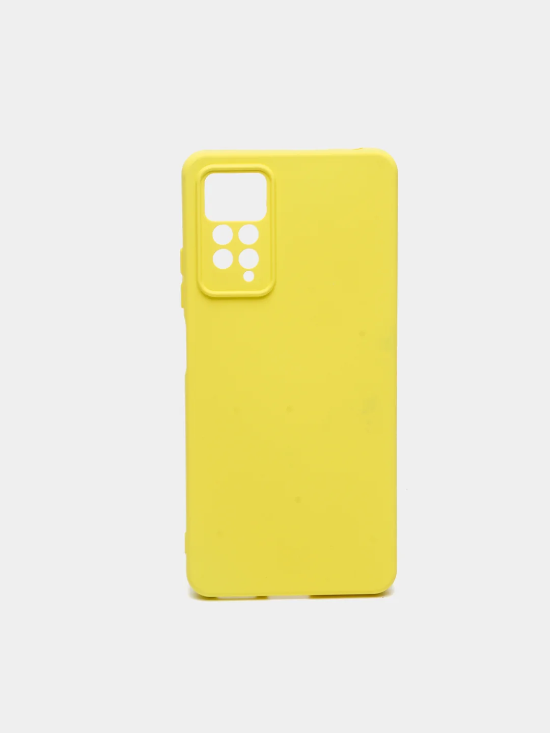 Желтый чехол с защитой камеры и бархатом внутри XIAOMI REDMI NOTE 12 PRO 4G / REDMI NOTE 11 PRO