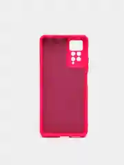 Фуксия чехол с защитой камеры и бархатом внутри XIAOMI REDMI NOTE 12 PRO 4G / REDMI NOTE 11 PRO