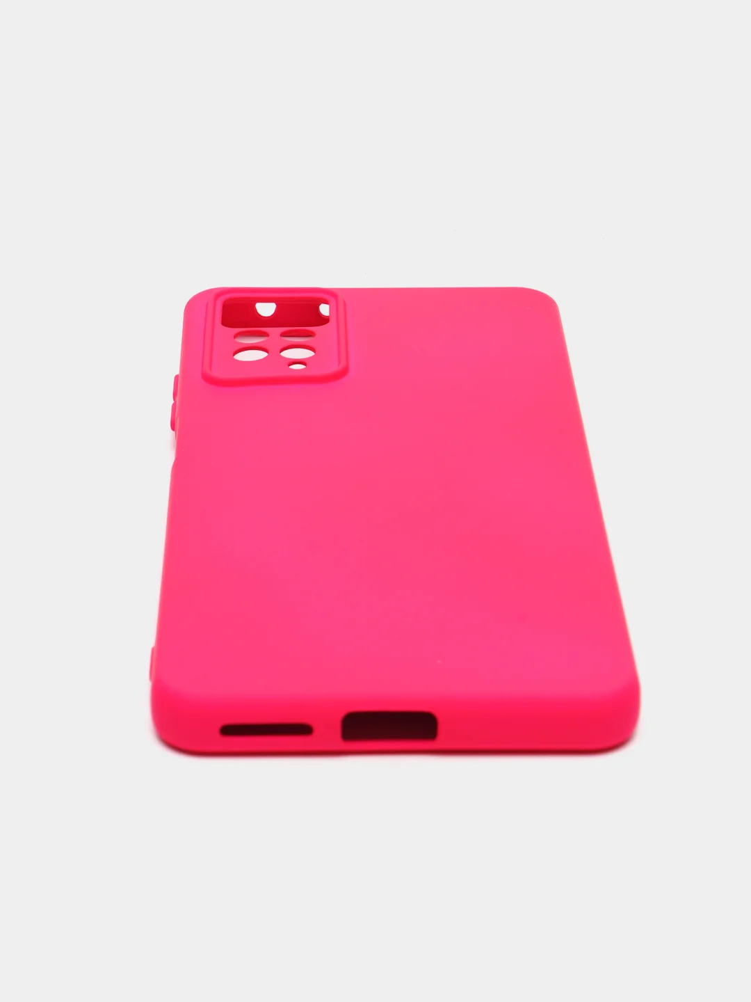 Фуксия чехол с защитой камеры и бархатом внутри XIAOMI REDMI NOTE 12 PRO 4G / REDMI NOTE 11 PRO