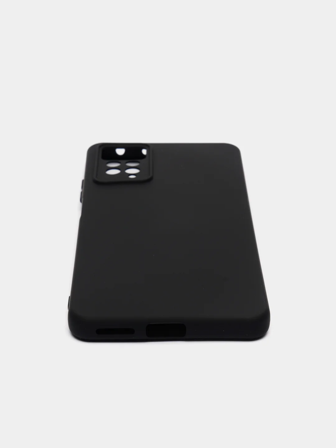 Черный чехол с защитой камеры и бархатом внутри XIAOMI REDMI NOTE 12 PRO 4G / REDMI NOTE 11 PRO