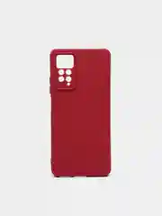 Бордовый чехол с защитой камеры и бархатом внутри XIAOMI REDMI NOTE 12 PRO 4G / REDMI NOTE 11 PRO